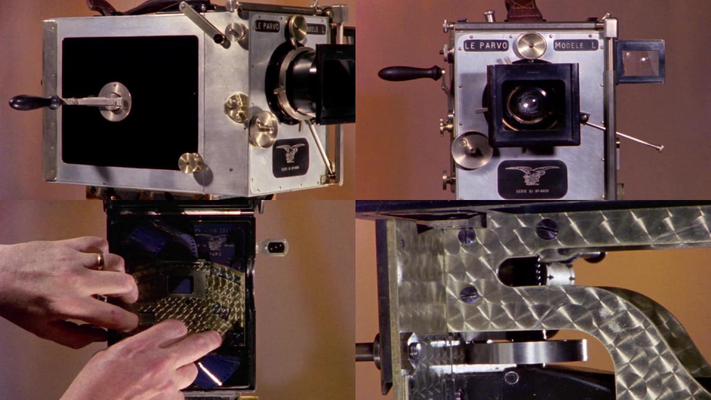 老式早期半自动8毫米16毫米胶卷摄影机