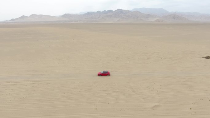 福特汽车沙漠航拍