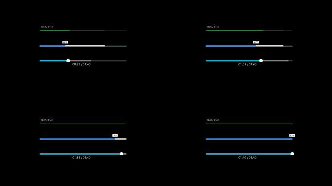 三款透明通道-视频播放进度条