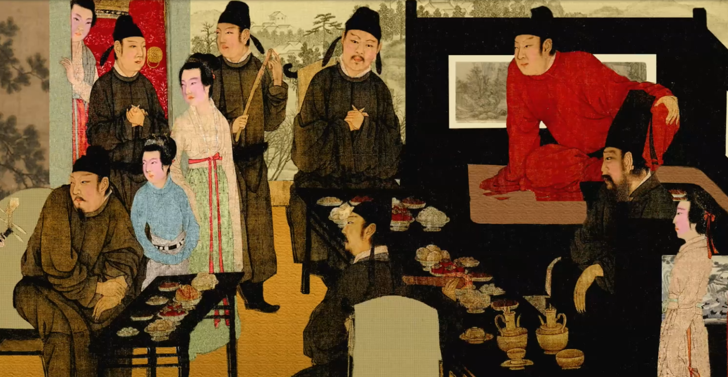 韩熙载夜宴图_3840x2160_高清视频素材下载(编号:5613517)_舞台背景