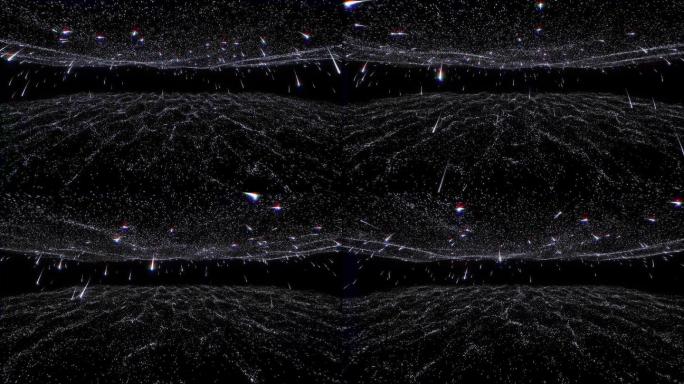 4K粒子抽象粒子天地穿梭