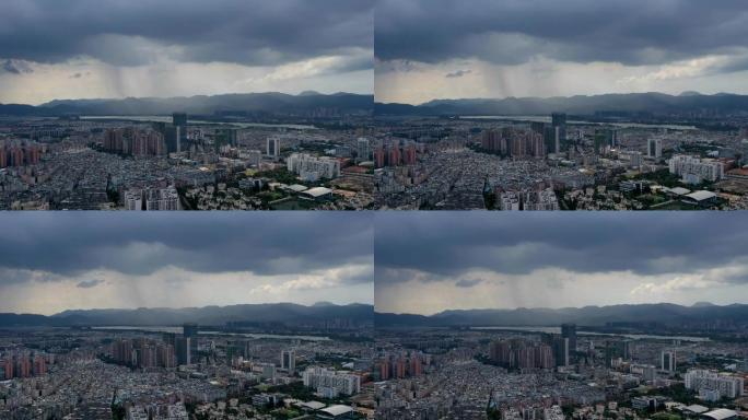 航拍大气恢宏龙卷风暴雨