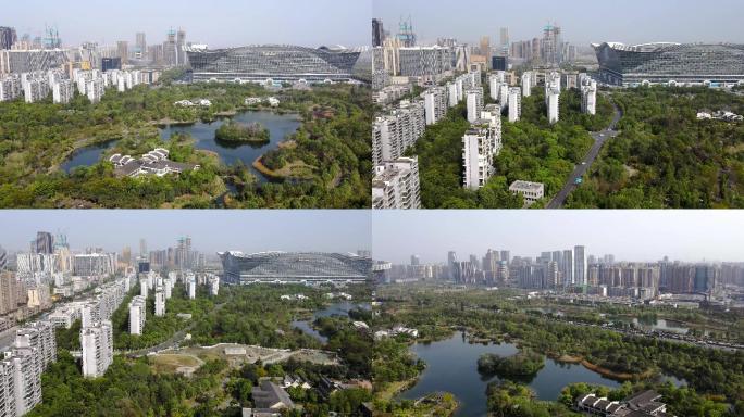 锦城湖城市湿地公园城市生态建设