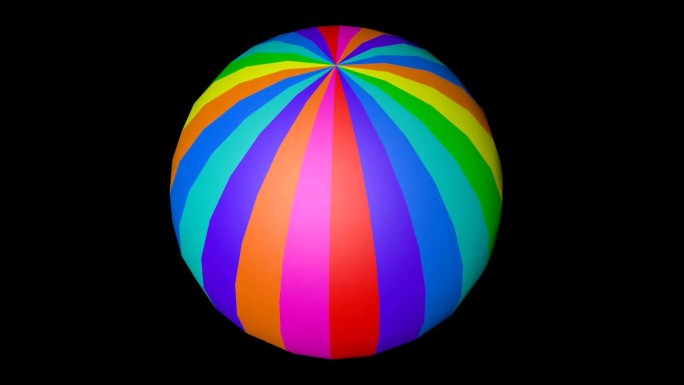 旋转彩色气球