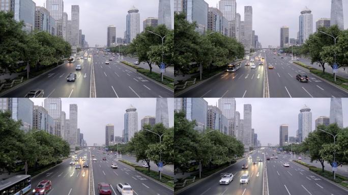 北京长安街车流（4K）