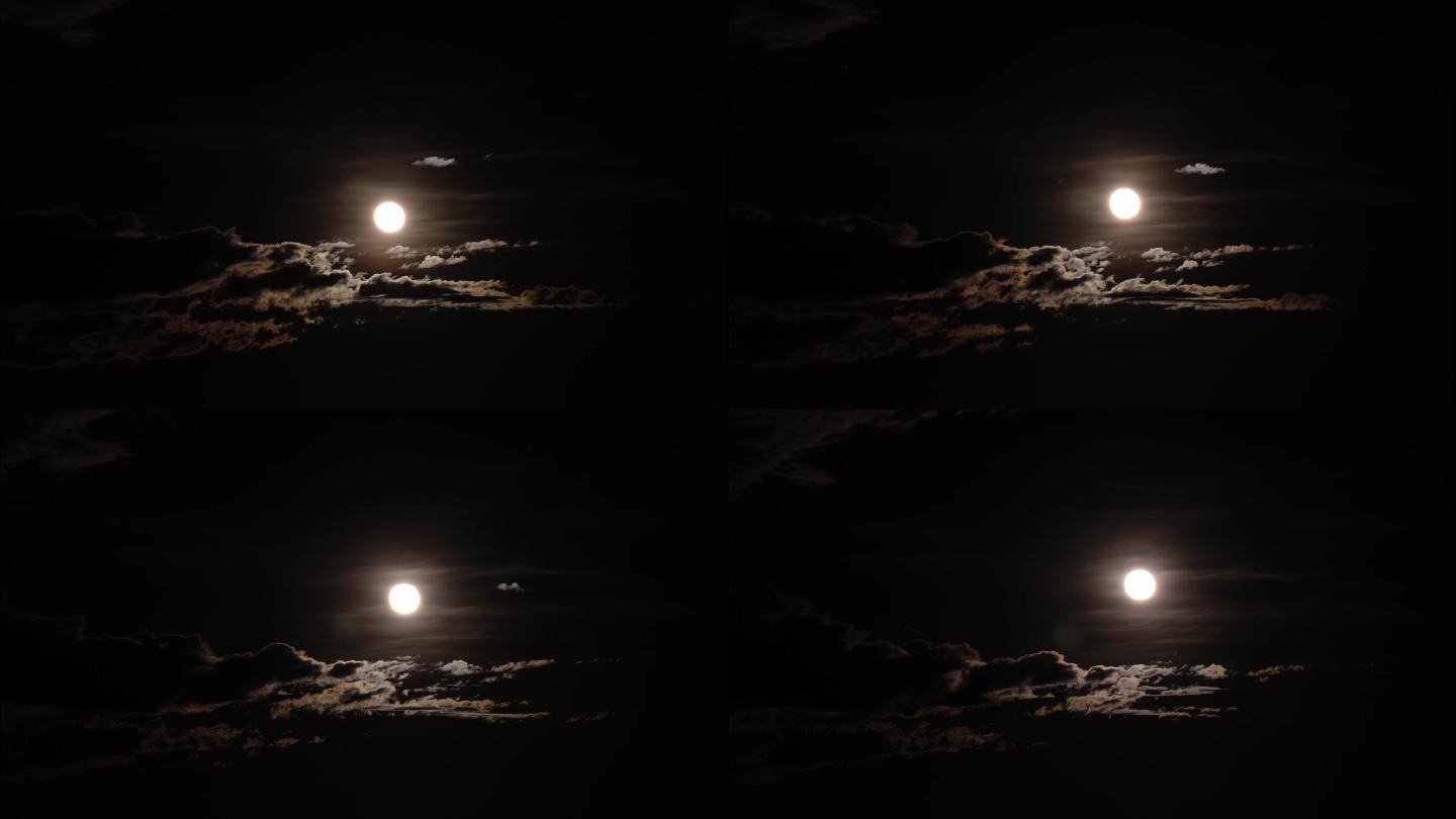 月亮升起的延时（2K）