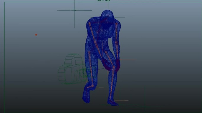 人体医疗绑定人体带骨骼3D模型可做各种姿