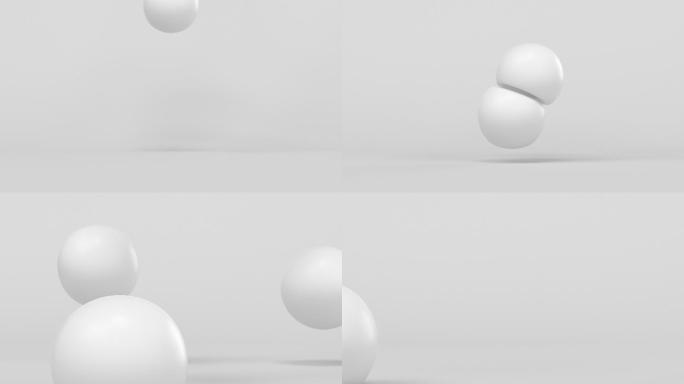 创意弹性球体3D渲染