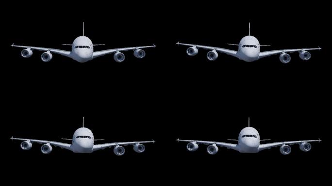 飞机飞行动画4k(02)-循环