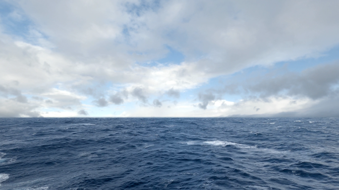 【4K】大海海浪蓝天白云