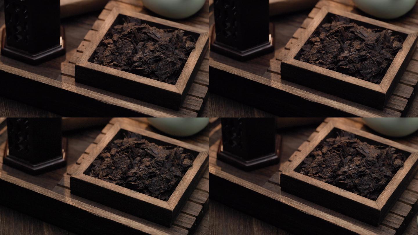 4K云南普洱砖茶红茶视频视频素材