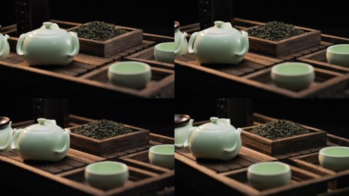 4K茶道茶艺铁观音茶叶视频素材