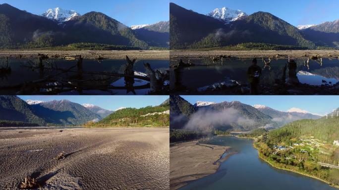 西藏波密古乡湖之晨一