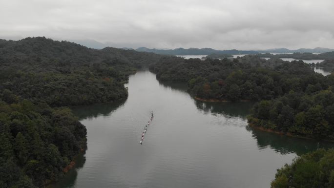 航拍震撼大气开场水上运动开幕式运动会桨板