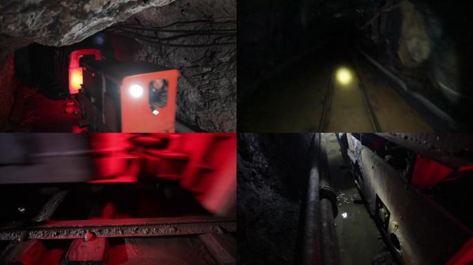 电轨车行驶进地下隧道