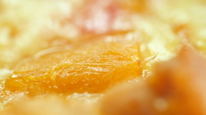 芒果鸡肉披萨榴莲披萨4k视频素材