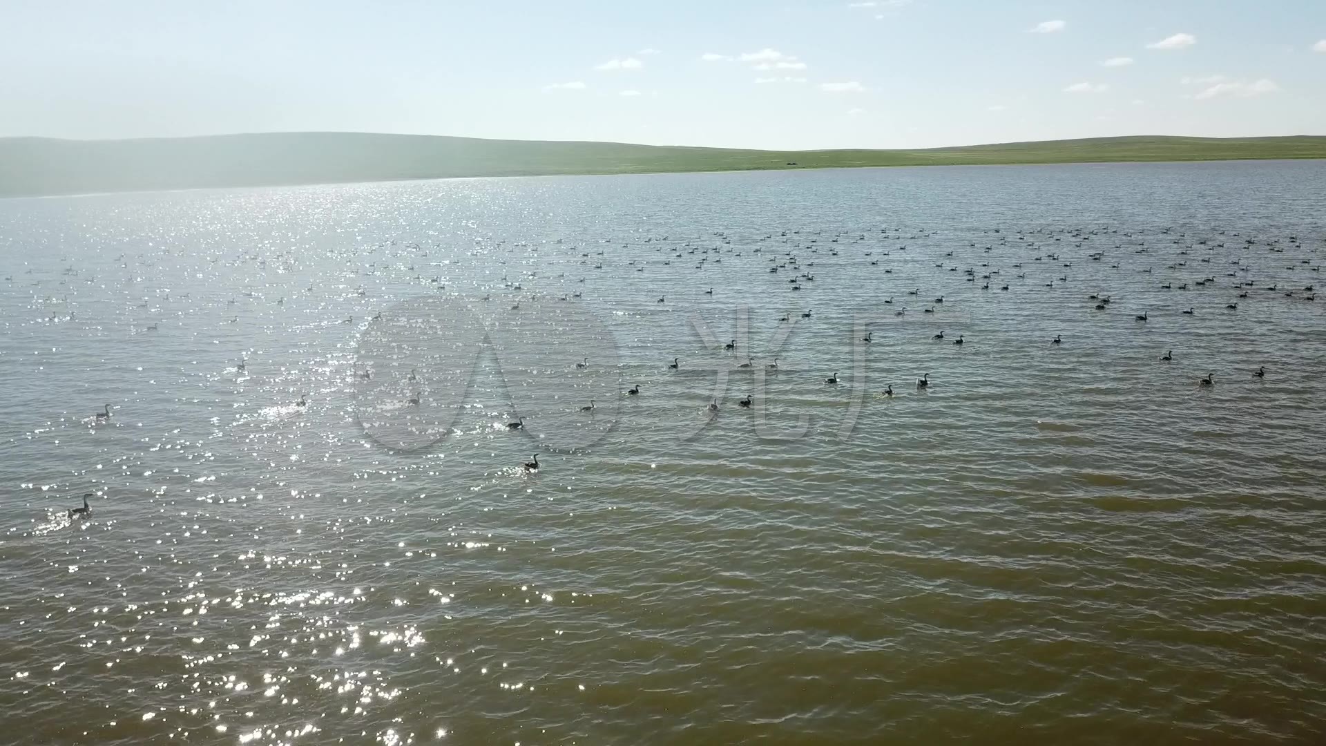 乌拉盖湖的霞光难以掩盖乌拉盖水库的尴尬_科尔沁草原