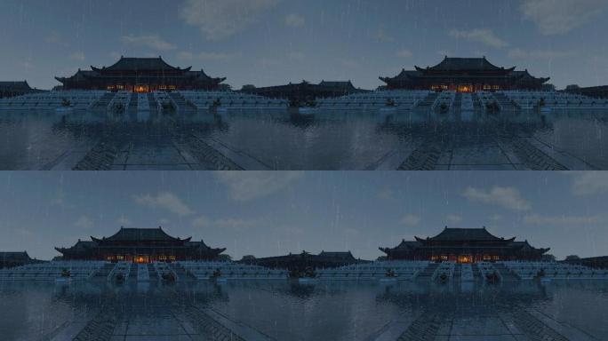 【4K】雨中紫禁城