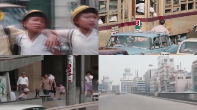 60年代日本街道街景繁荣繁华面貌