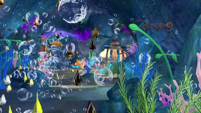 原创6K海底世界-动画震撼画面大屏素材