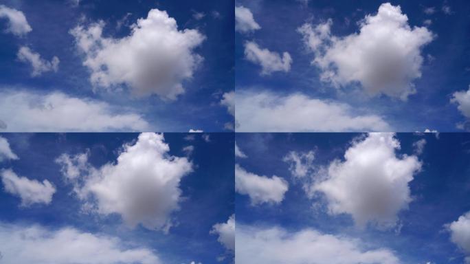 大气天空云朵流动空镜头-2
