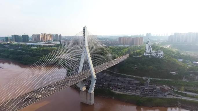 重庆长江大桥航拍026