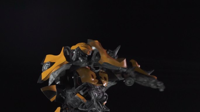 变形金刚大黄蜂机器人金属艺术品