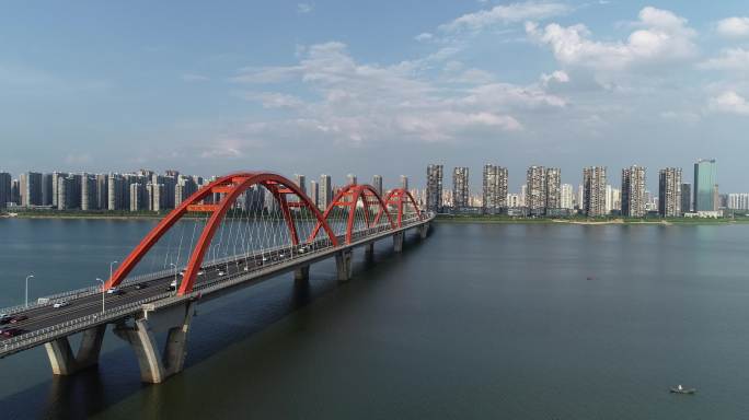 长沙福元大桥航拍