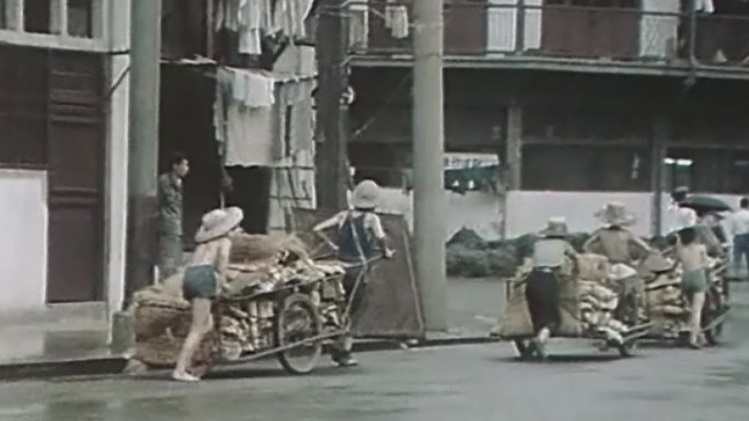 70年代中国上海街道影像