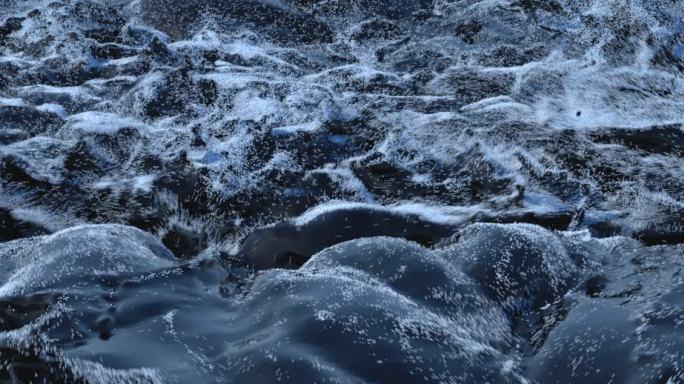 波浪海浪水面