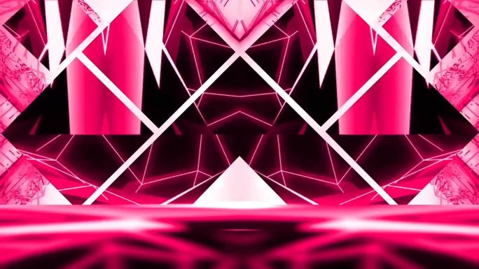 霓虹跑屏极乐净土舞台灯光背景