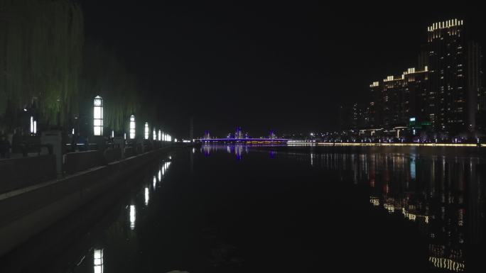 【4通州夜景通州大运河夜景北京城市副中心