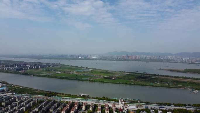 南京江心洲航拍2021.4.5