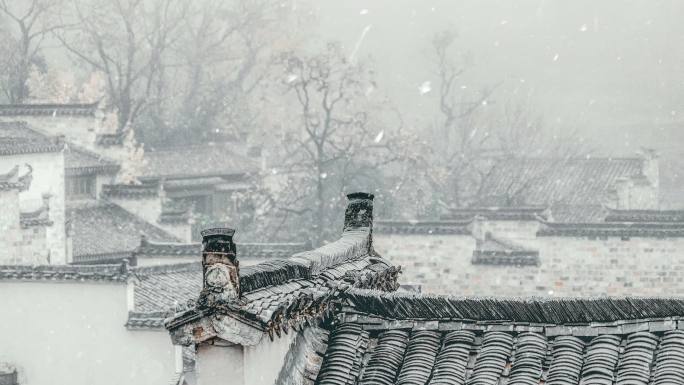 古建雪景