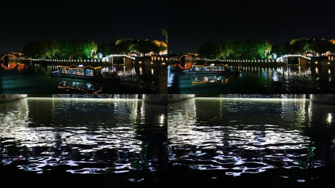 江南水乡，游船4K，水乡夜景