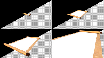 画卷展开带通道素材15下载水墨背景0下载古风卷轴画卷展开转场视频2