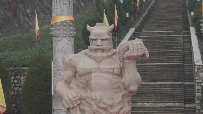 炎帝前航拍一组镜头(1)