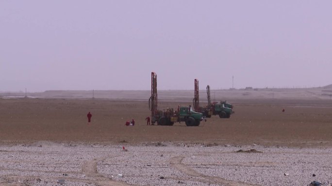 沙漠石油勘探
