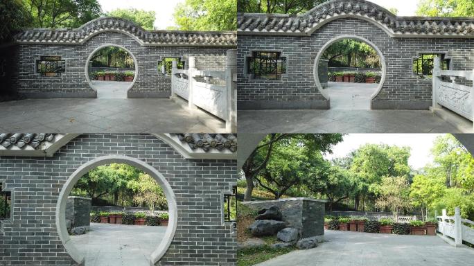 南宁人民公园中式园林庭院