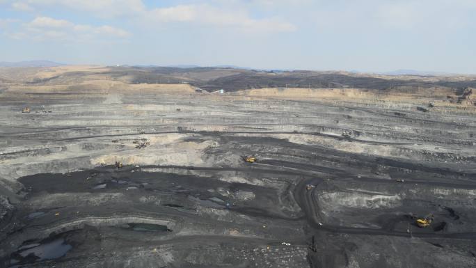 平朔露天矿航拍