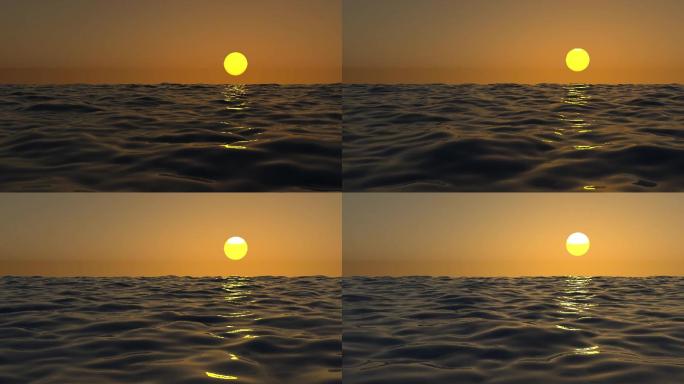 海洋地平线日出动画