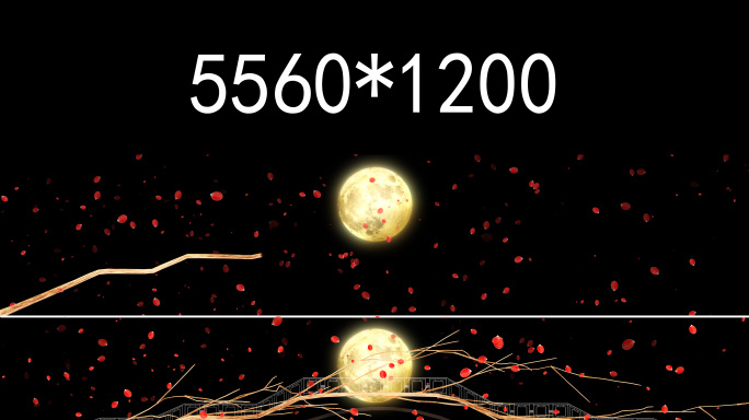 梅花生长盛开动态花瓣飘落背景（带通道）