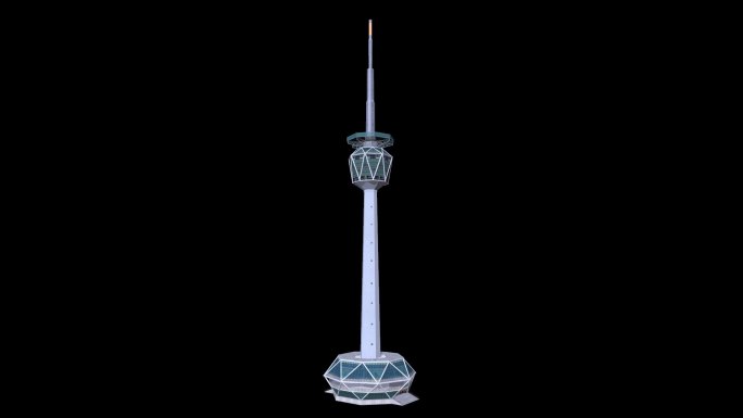 西安电视塔信号塔3D模型