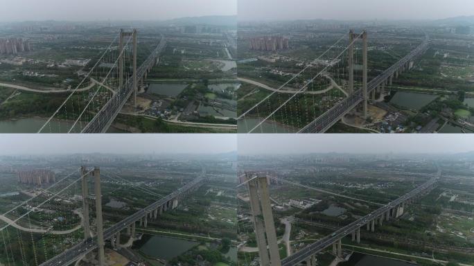 润扬大桥航拍原素材（4K50帧）