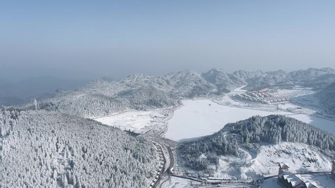 南天湖雪景