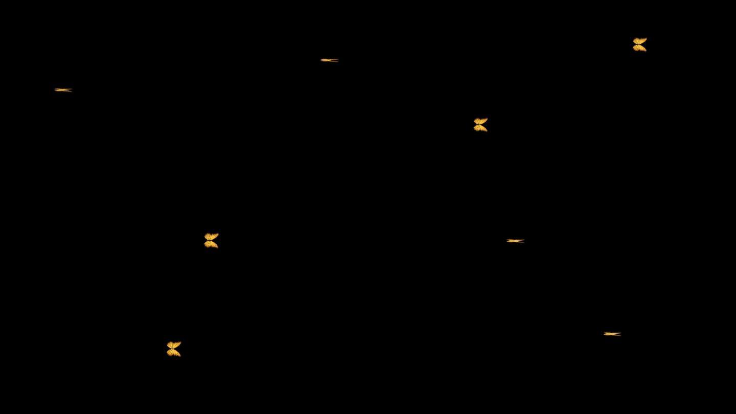 蝴蝶飞舞AE模板蝴蝶飞行路径可随意改