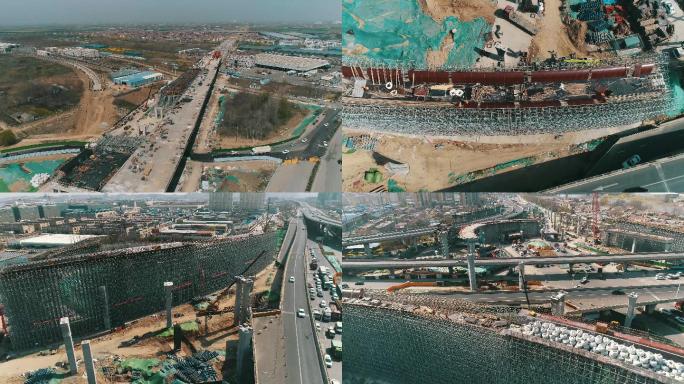 脚手架立交桥基建4k