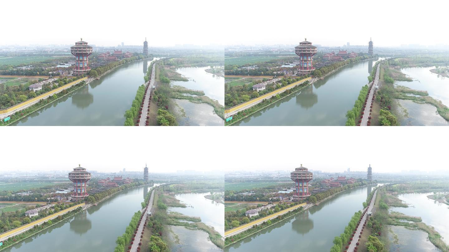 扬州高旻寺原素材航拍（4K50帧）