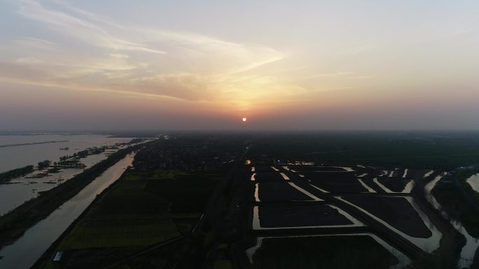 焦岗湖夕阳（4K50帧）