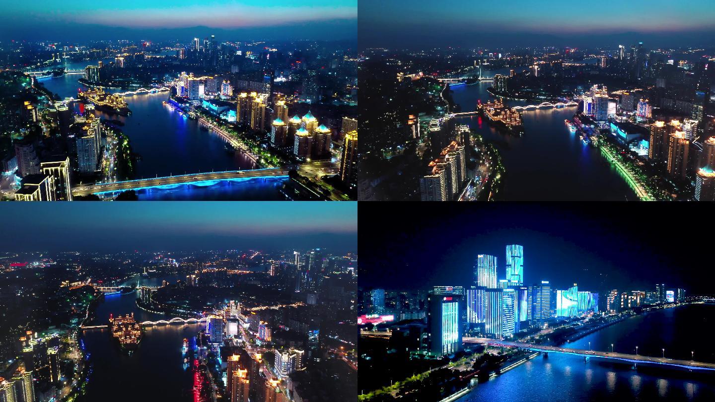 福州夜景中洲岛区域 3840x2160 高清视频素材下载 编号 实拍视频 Vj师网www Vjshi Com